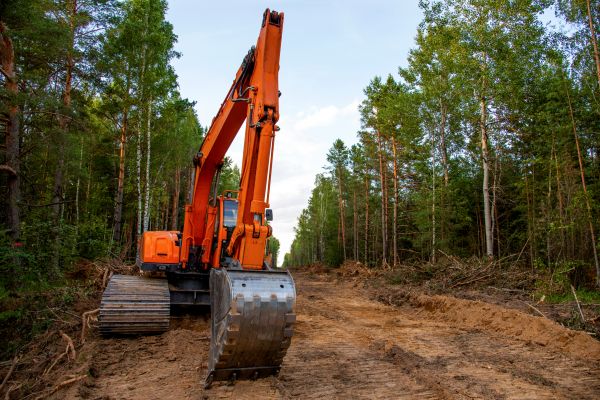 Backhoe Land Clearing in Statesville